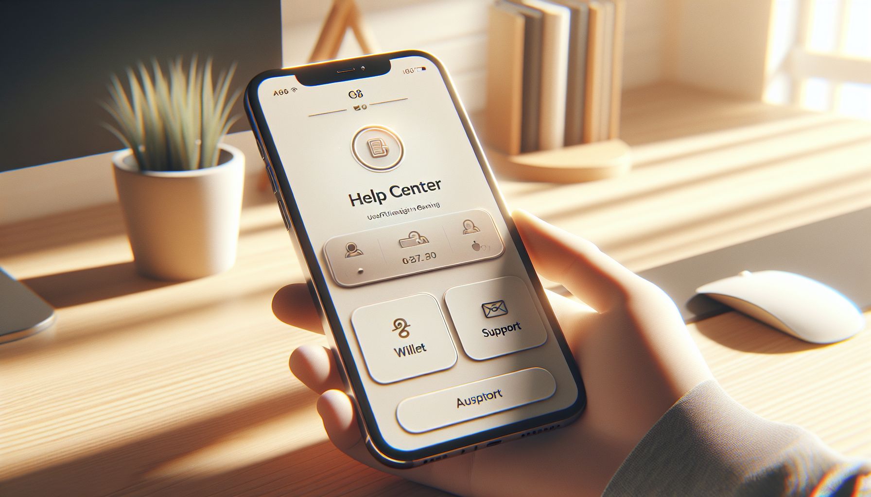 Mobile user browsing account help and payment guidance on a gaming platform